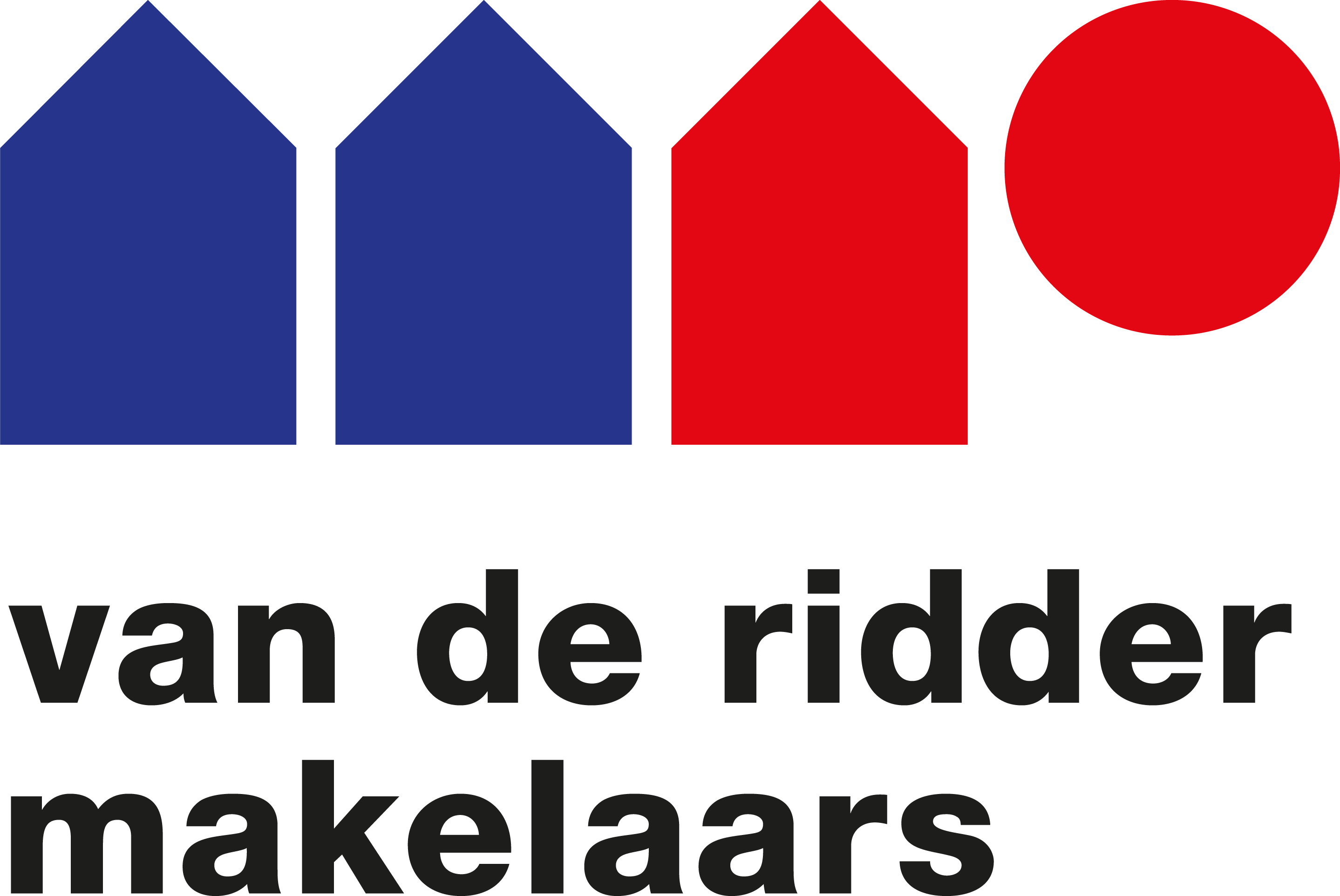 Logo Van de Ridder Makelaars